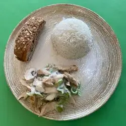 Stroganof with Rice