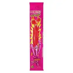 Bebeto Strawberry Flavour Sour Sticks 30 Gm
