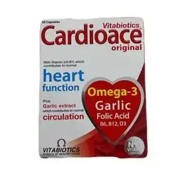 Vitabiotics Cardioace Omega-3, Garlic, Dolic Acid, B6, B12, D3 - 30 Capsules