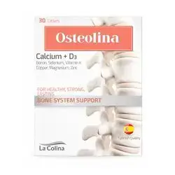 Osteolina Calcium + D3 – 30 Tablets – Lacolina