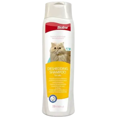 Bioline Deshedding Shampoo for Cats 200ml