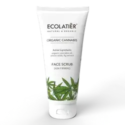 ECOLATIER ORGANIC CANNABIS FACE SCRUB SKIN FIRMING - 100 ML