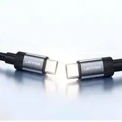 60 W Data Cable lenyes , aluminium alloy braided cable 1m