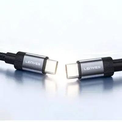 60 W Data Cable lenyes , aluminium alloy braided cable 1m