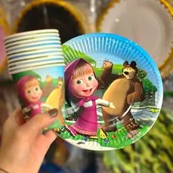 disposable paper plate & cup