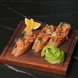 Smoked Salmon Bruschetta