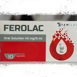 FEROLAC Oral Solution – Iron Supplement (40 mg/5 ml)