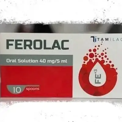 FEROLAC Oral Solution – Iron Supplement (40 mg/5 ml)