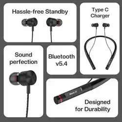LS-51A wireless neckband headphones