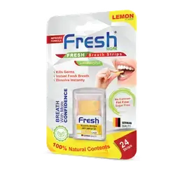 FRESH breath strips (Lemons flavour)