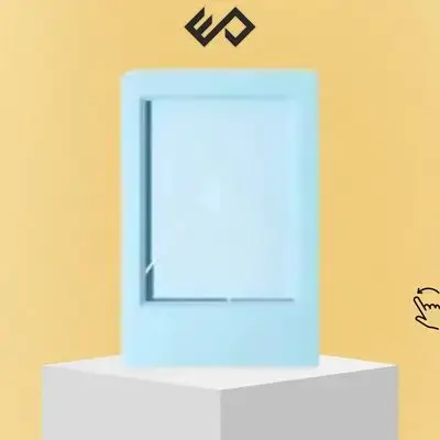 Colorful Instax Mini Vertical Desktop Photo Frames - Blue