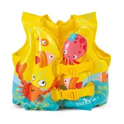 Intex Tropical Buddies Inflatable Kids Swim Vest (41cm x 30cm)