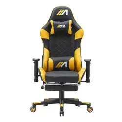 Gaming Chair AG01 Black & Yellow