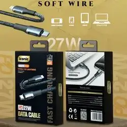 iconic Cable Lightning to Type-c 27w /best quality