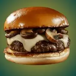 Mushroom Melt Burger