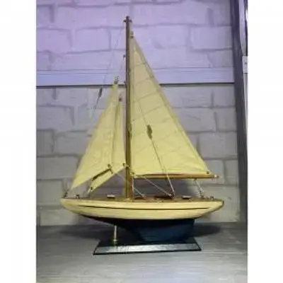 Oster Wooden Sailing Ship Model 40x43 Cm