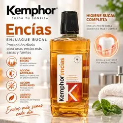 Kemphor Encías Mouthwash — Gum Care, Anti-Plaque & Anti-Caries