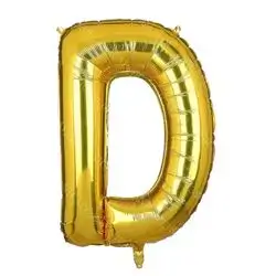 Balon Letter D