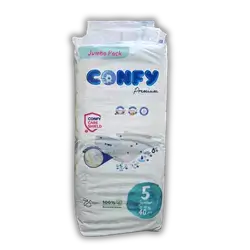 Confi Baby Diapers Size 5 * 40 Count