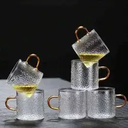 6pcs Transparent Heat-Resistant Crystal Glass Cups