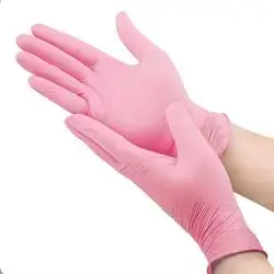 Pink gloves 100 pcs