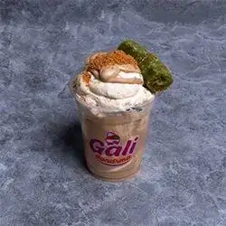 Lotus Ice Cream Cup And Lotus Sauce Baklava