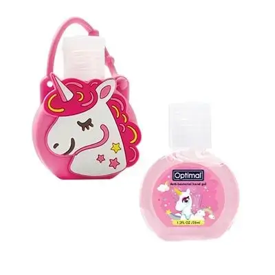 Antibacterial Hand Sanitizer with Silicone Holder - 62%Alcohol - 6 Scents (35ml)