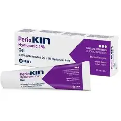 kin perio hyaluronic 1% gel with 0.2% chlorhexidine ,30ml mint flavor