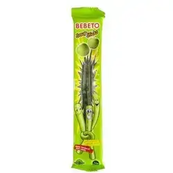BEBETO Sour Sticks apple flavoured soft candy 30g
