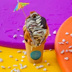 Oreo Bubble Waffle