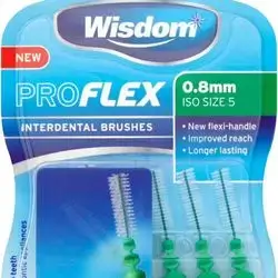 wisdom proflex 0.8mm 5brusher
