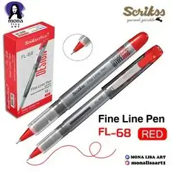 Fine Liner Pen RED-0.6