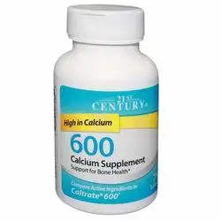 21st century Calcium 600 supplement 60 tablet