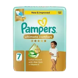 Pampers Ultimate Comfort (7) +18Kg 35 Diapers
