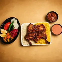Charcoal Chicken With Rice