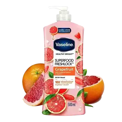 Super Food Freshlock Grapefruit Lotion 480ml _ Vaseline