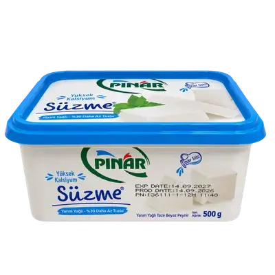 Pinar Suzme Cheese, Semi-Fat, 500g