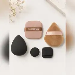 5-Piece Makeup Sponge & Puff Set