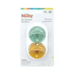 Nuby SILICONE 0M+ 2 pcs