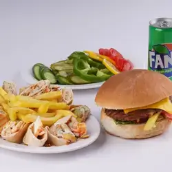 Arabic Shawarma Meal & Burger Meal