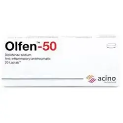 Olfen-50 (Diclofenac Sodium, Anti-inflammatory/antirheumatic) 20 Lactab_acino