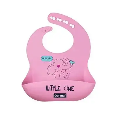 Silicone Baby Bib - Pink