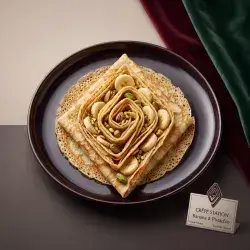 Banana and Pistachio Crepe