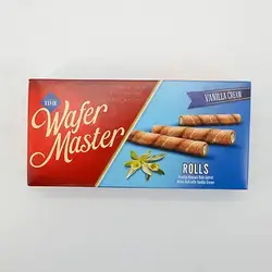 Time Wafer Master Rolls With Vanilla Cream 65G