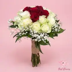The Bride's Flower-Red&Offwhite