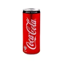 Coca Cola Zero Calories Can Soft Drink 250Ml