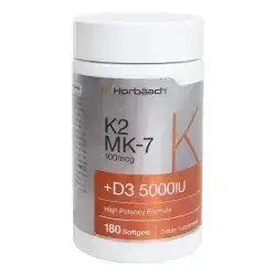 D3 K2 180 Soft Gels HORBAACH