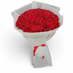 باقة ورد روز احمر ٨٠ ورد طبيعي