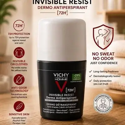 Vichy Homme Invisible Resist 72H Deodorant