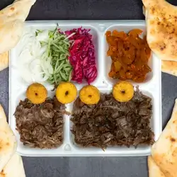 One Person Meat Gass Plate